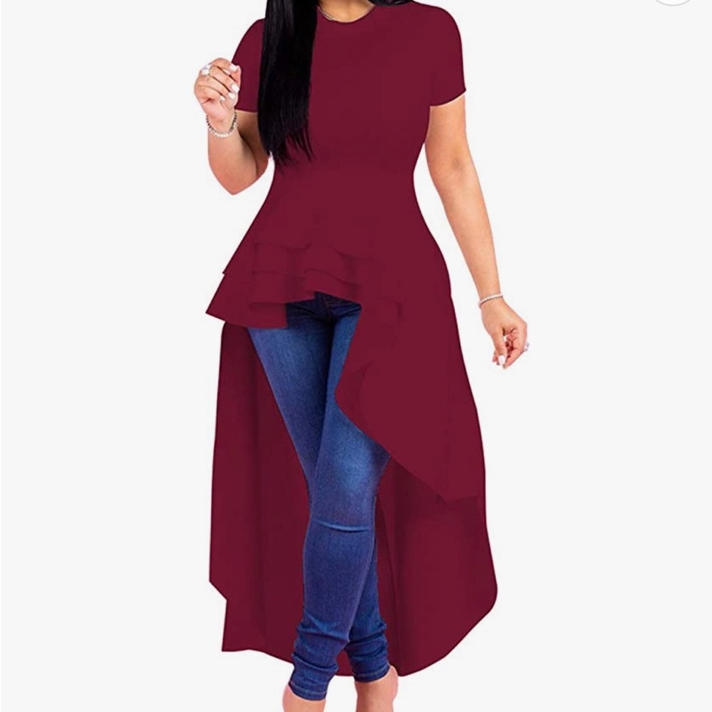 Asymmetrical blouse